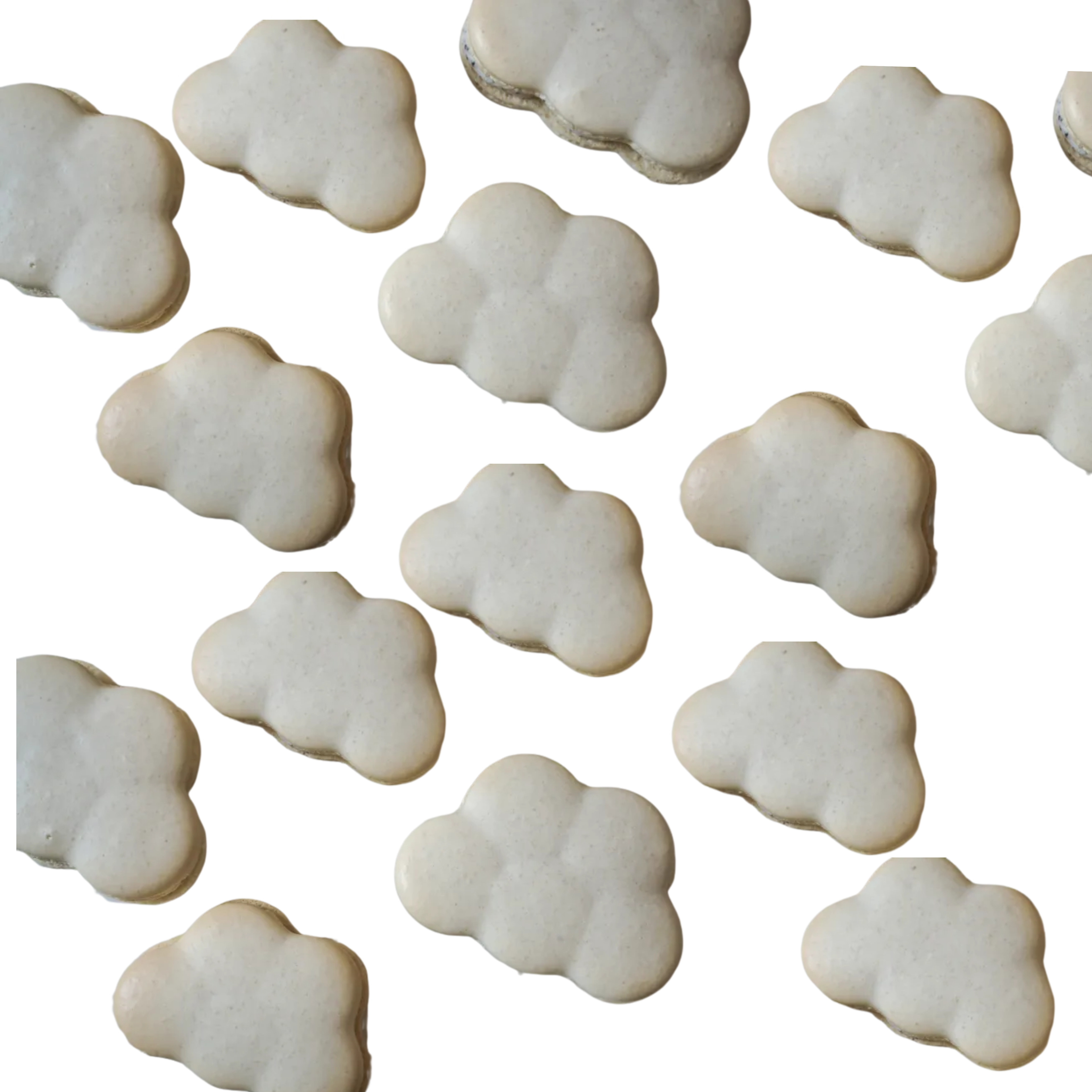 Cloud Shaped Macarons Dozen
