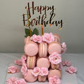 Macaron Cube Cake